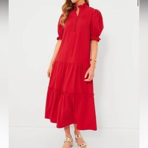 Pomander Place Red Maxi Dress